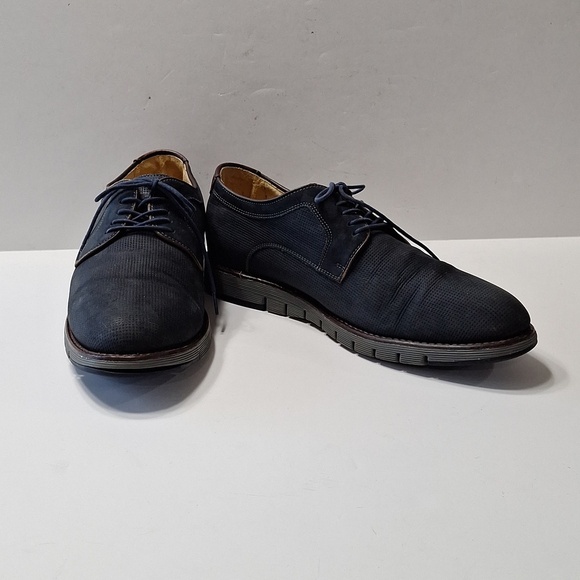 Johnston & Murphy 1850 Men’s Made in Brazil Dark Blue Leather Oxford Shoes 9.5M main image 13